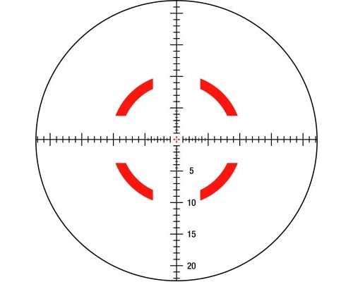 Оптичний приціл Trijicon VCOG 1-8x28 Red MRAD Crosshair (VC18-C-2400004)
