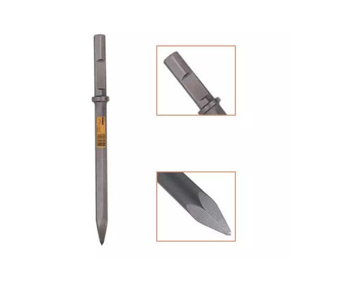 Зубило DeWALT з хвостовиком шестигранник 28мм, пікоподібне, 400мм. (DT6927)