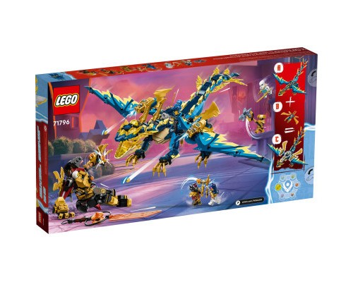 Конструктор LEGO Ninjago Дракон стихій проти робота Володарки 1038 деталей (71796)