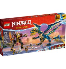 Конструктор LEGO Ninjago Дракон стихій проти робота Володарки 1038 деталей (71796)