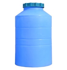Ємність для води Пласт Бак вертикальна харчова 300 л синя (12432)