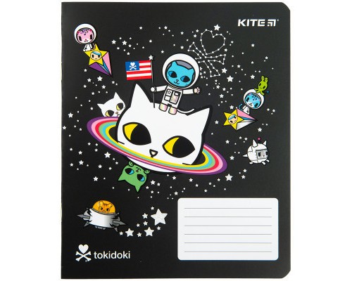 Зошит Kite tokidoki 18 аркушів, лінія (TK23-237)