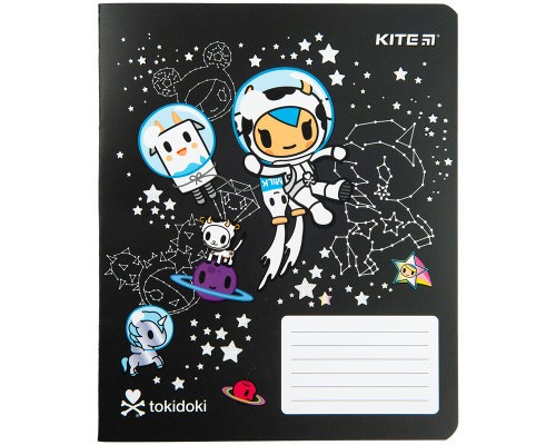 Зошит Kite tokidoki 18 аркушів, лінія (TK23-237)