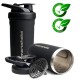 Шейкер спортивний SmartShake Reforce Stainless Steel 30oz/900ml Black (11150103)