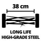 Газонокосарка Einhell GE-HM 18/38 Li - Solo, 18В, PXC, 38 см, 45 л, 14-38 мм, 10.5 кг (без АКБ і ЗП) (3414200)