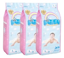 Підгузки Mimzi L 9-14 кг 48 шт. х 3 пачки (MPL3) (4820209800302)