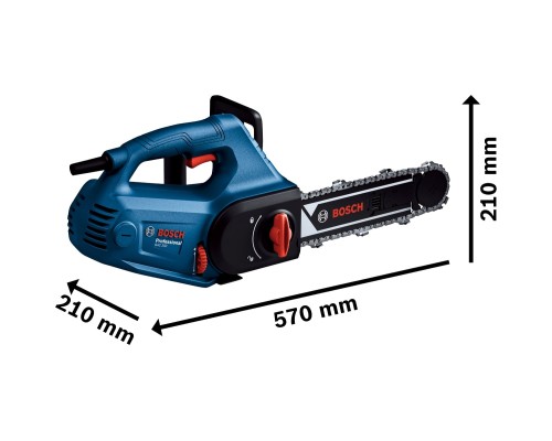 Ланцюгова пила Bosch Professional для газобетонных блоків GAC 250, 1200 Вт, 330 мм, 3/8 (0.601.2B6.020)