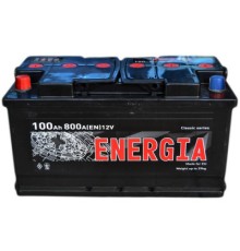 Акумулятор автомобільний ENERGIA 100Ah (+/-) (800EN) (22393)