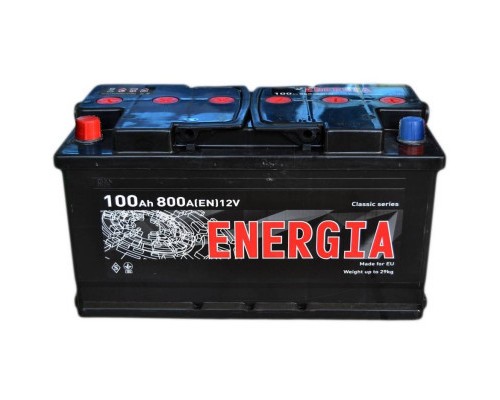 Акумулятор автомобільний ENERGIA 100Ah (+/-) (800EN) (22393)
