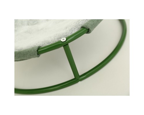 Лежак для тварин MISOKO&CO Pet bed round plush 45x45x22 см light green (HOOP31837)