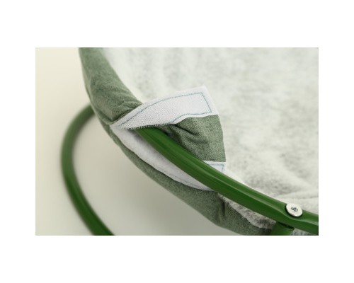 Лежак для тварин MISOKO&CO Pet bed round plush 45x45x22 см light green (HOOP31837)