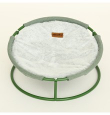 Лежак для тварин MISOKO&CO Pet bed round plush 45x45x22 см light green (HOOP31837)