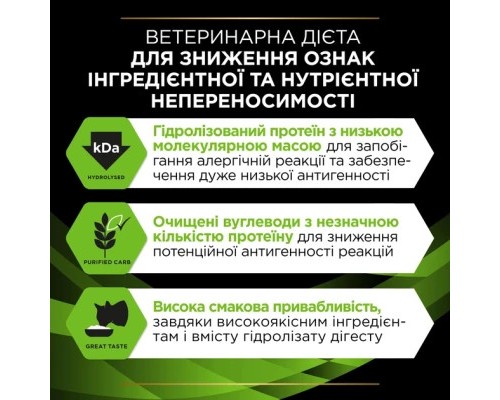 Сухий корм для кішок Purina Pro Plan Veterinary Diets Hypoallergenic 325 г (7613035154438/7613287597526)