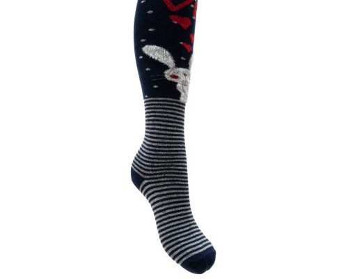 Колготки дитячі UCS Socks із зайчиком (M0C0301-2112-5G-darkblue)