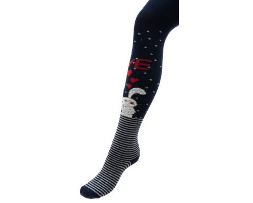 Колготки дитячі UCS Socks із зайчиком (M0C0301-2112-5G-darkblue)