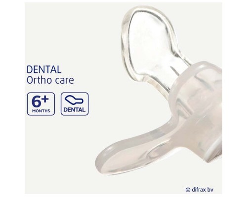Пустушка Difrax Dental, 6+ міс (800 Clay)