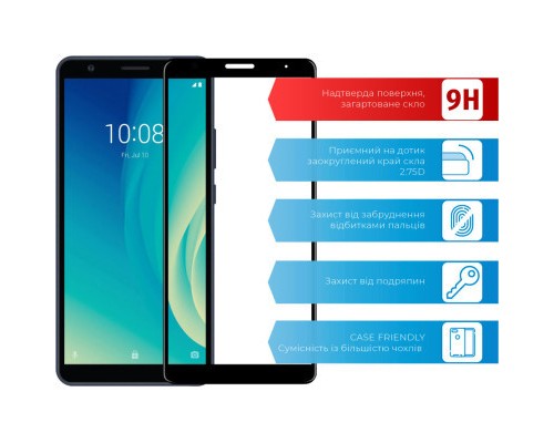 Скло захисне ACCLAB Full Glue ZTE L210 (1283126508943)