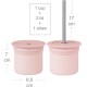 Поїльник-непроливайка MinikOiOi Sip+Snack - Pinky Pink / Powder Grey (101100108)