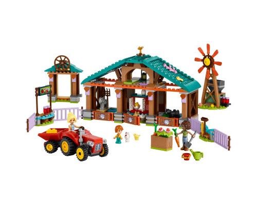 Конструктор LEGO Friends Притулок для сільськогосподарських тварин 489 деталей (42617)