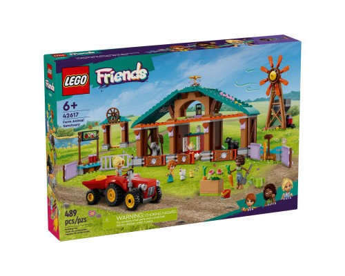 Конструктор LEGO Friends Притулок для сільськогосподарських тварин 489 деталей (42617)
