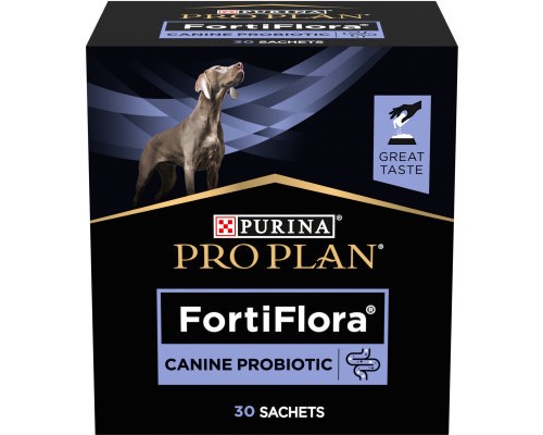 Пробіотична добавка для тварин Purina Pro Plan Canine Probiotic FortiFlora 30х1 г (8445290041074) Пробіотична добавка для тварин Purina Pro Plan Canine Probiotic FortiFlora 30х1 г (8445290041074)