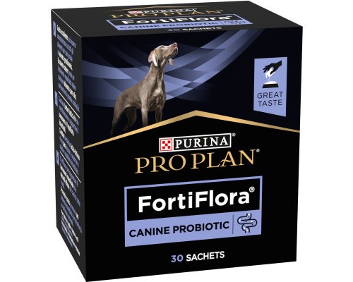 Пробіотична добавка для тварин Purina Pro Plan Canine Probiotic FortiFlora 30х1 г (8445290041074) Пробіотична добавка для тварин Purina Pro Plan Canine Probiotic FortiFlora 30х1 г (8445290041074)