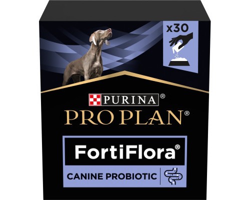 Пробіотична добавка для тварин Purina Pro Plan Canine Probiotic FortiFlora 30х1 г (8445290041074) Пробіотична добавка для тварин Purina Pro Plan Canine Probiotic FortiFlora 30х1 г (8445290041074)