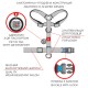 Шлея для собак WAUDOG Nylon з QR паспортом 