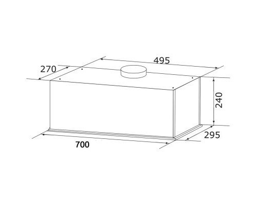 Витяжка кухонна GRANADO Palamos 4713-1200 Black glass (GCH4713120011)