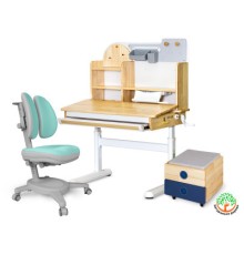 Парта з кріслом Mealux Timberdesk S (парта+кресло+тумба) (BD-685 S+ box BD 920-2 BL+Y-115 TG)