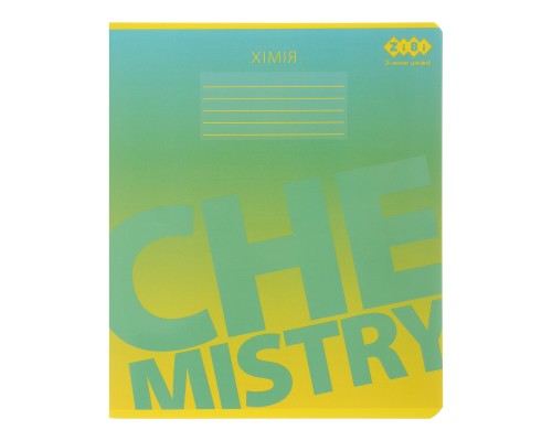 Зошит ZiBi предметний GRADIENT 48 аркушів клітинка, хімія (ZB.1702-06)