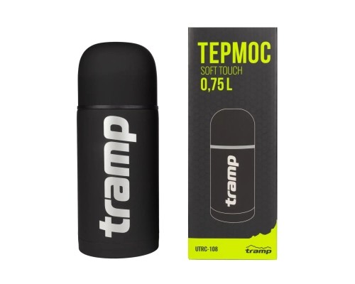 Термос Tramp Soft Touch 0.75 л Black (UTRC-108-black)