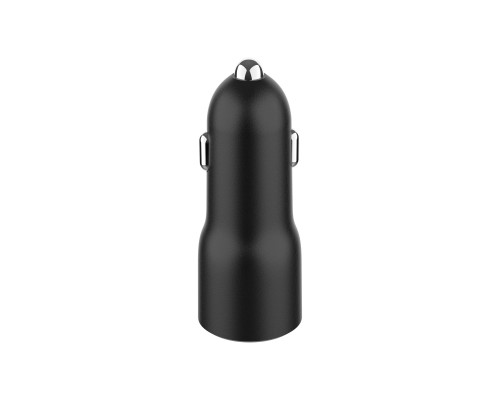 Зарядний пристрій Gembird 2xUSB-C (PD 20W) black (TA-UC-C2PD40-CAR-01)