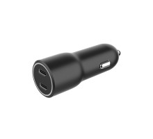 Зарядний пристрій Gembird 2xUSB-C (PD 20W) black (TA-UC-C2PD40-CAR-01)