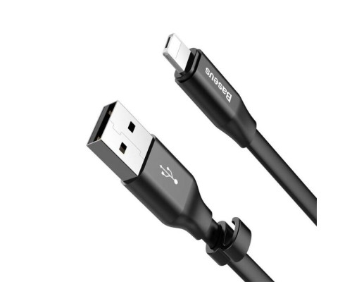 Дата кабель USB 2.0 AM to Lightning/MicroUSB 0.23m 2A Baseus (CALMBJ-01)