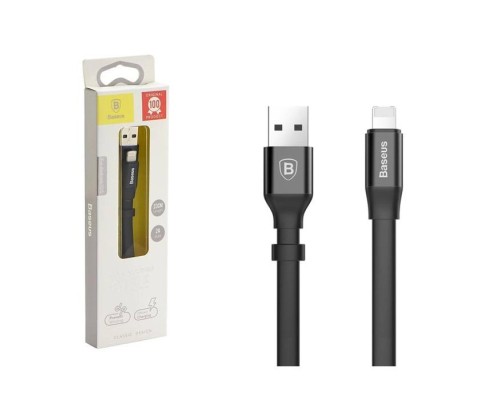 Дата кабель USB 2.0 AM to Lightning/MicroUSB 0.23m 2A Baseus (CALMBJ-01)