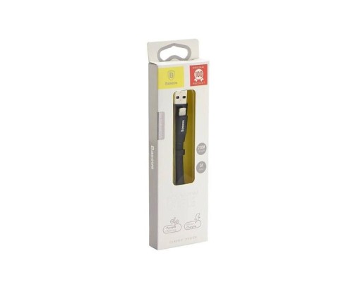 Дата кабель USB 2.0 AM to Lightning/MicroUSB 0.23m 2A Baseus (CALMBJ-01)