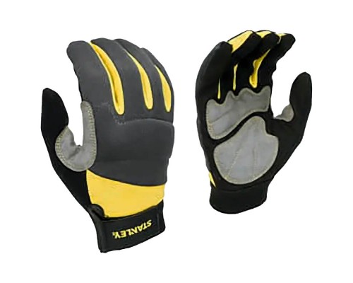 Захисні рукавиці Stanley розмір L/9, з додатковими накладками на долоні та пальцях (SY660L)