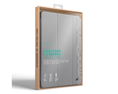 Чохол до планшета Armorstandart Smart Fold Pen Apple iPad Air 11 (2024) Light Grey (ARM78123)