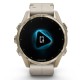Смарт-годинник Garmin fenix 8 43mm, AMOLED, Saph, SftGldSS/FogGryLeatherBnd, Excl, GPS (010-02903-40)