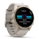 Смарт-годинник Garmin fenix 8 43mm, AMOLED, Saph, SftGldSS/FogGryLeatherBnd, Excl, GPS (010-02903-40)