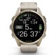 Смарт-годинник Garmin fenix 8 43mm, AMOLED, Saph, SftGldSS/FogGryLeatherBnd, Excl, GPS (010-02903-40)