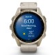 Смарт-годинник Garmin fenix 8 43mm, AMOLED, Saph, SftGldSS/FogGryLeatherBnd, Excl, GPS (010-02903-40)