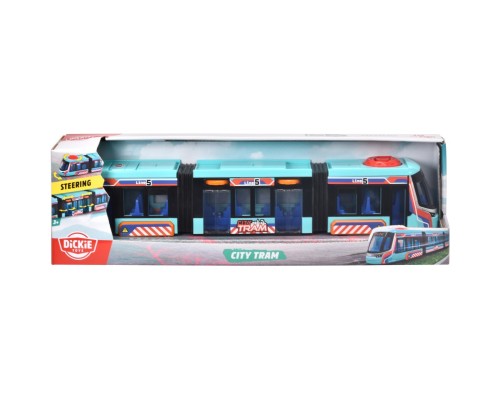 Спецтехніка Dickie Toys Міський трамвай Сіменс Авеніо 41,5 см (3747016) Спецтехніка Dickie Toys Міський трамвай Сіменс Авеніо 41,5 см (3747016)