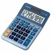 Калькулятор Casio MS-100EM-W-EP, блакитний (CALC-CAS-MS-100EM-W)