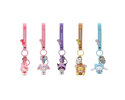 Брелок Hello Kitty Май Мелоді з тваринкою (11541) Брелок Hello Kitty Май Мелоді з тваринкою (11541)