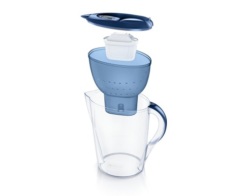 Фільтр-глечик Brita Marella XL Memo MXPro 3.5л (2л води) з фільтр-картриджем 2шт, синій (1052786)