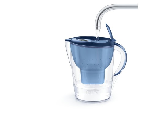 Фільтр-глечик Brita Marella XL Memo MXPro 3.5л (2л води) з фільтр-картриджем 2шт, синій (1052786)