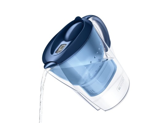 Фільтр-глечик Brita Marella XL Memo MXPro 3.5л (2л води) з фільтр-картриджем 2шт, синій (1052786)