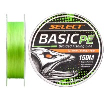 Шнур Select Basic PE 150m Light Green 0.14mm 15lb/6.8kg (1870.18.14)